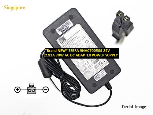 *Brand NEW* 70W AC DC ADAPTER ZEBRA 24V 2.92A 9NA0700503 POWER SUPPLY *Brand NEW* 70W AC DC ADAPTER ZEBRA 24V 2.92A 9NA0700503 POWER SUPPLY